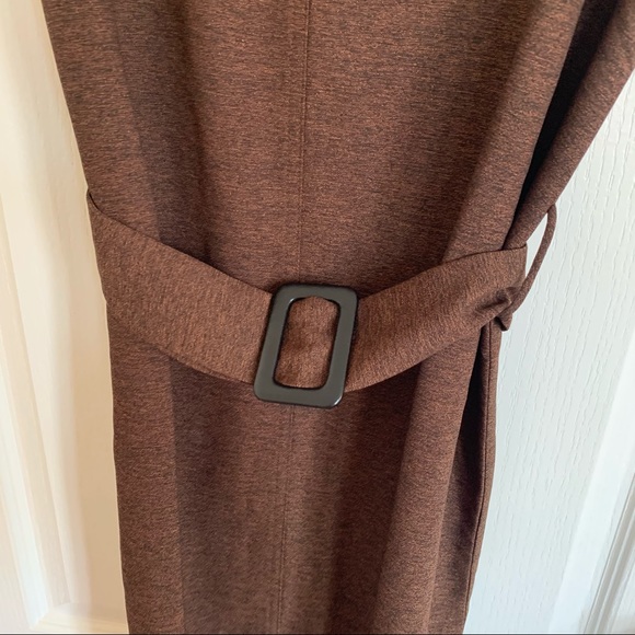 Forever21 Contemporary Brown Belted Shift Dress XS - Picture 10 of 10